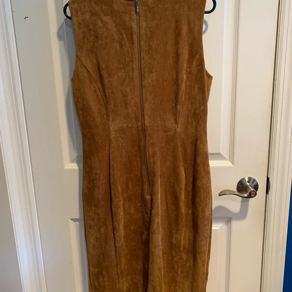 Calvin Klein Faux Suede Dress, size 12 - Picture 2 of 3